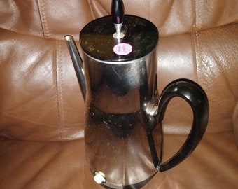 Regal Coffee Pot Poly Perk Green Starburst Electric Percolator