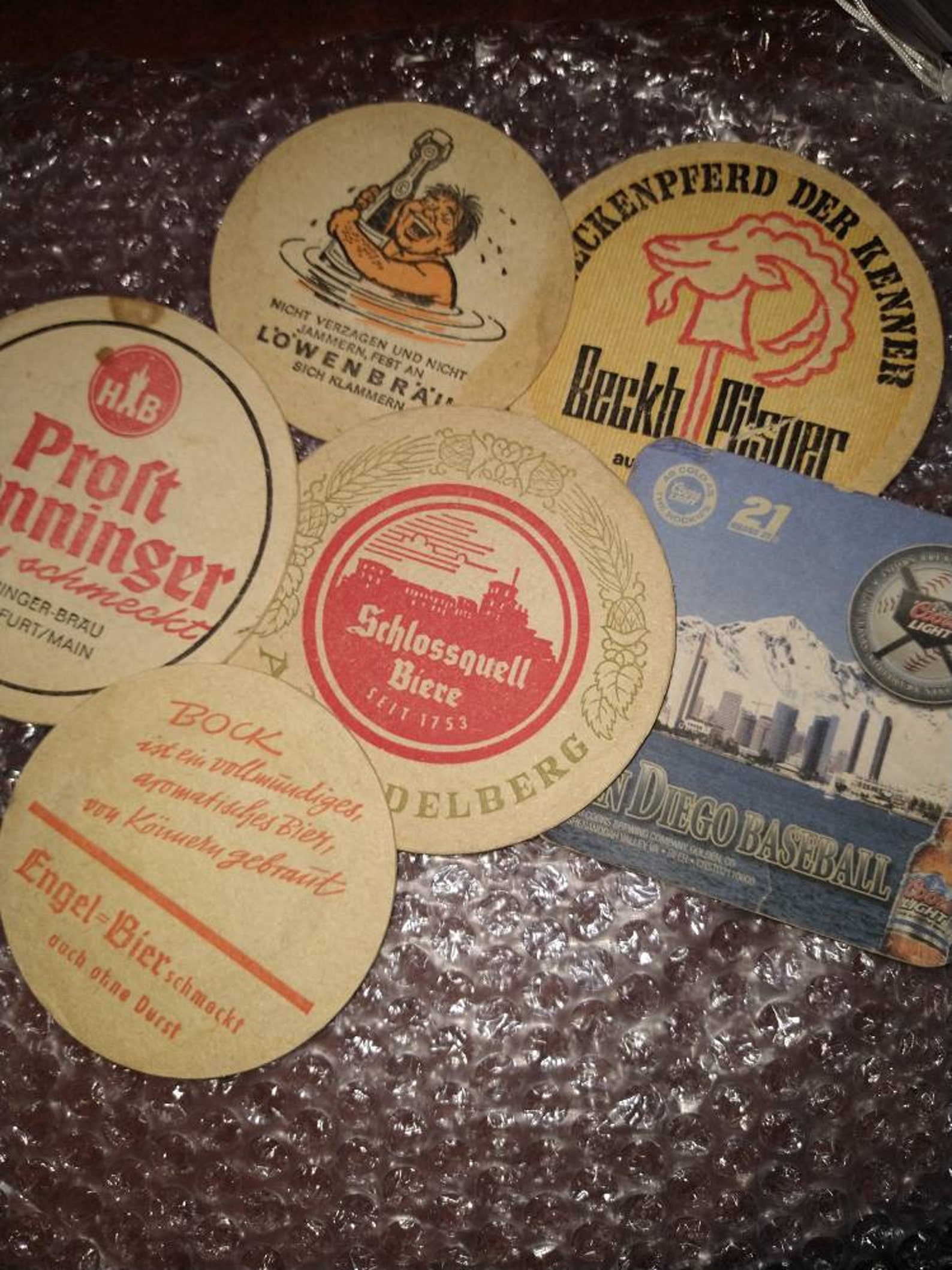 Vintage Bar Coasters 6 piezas Etsy