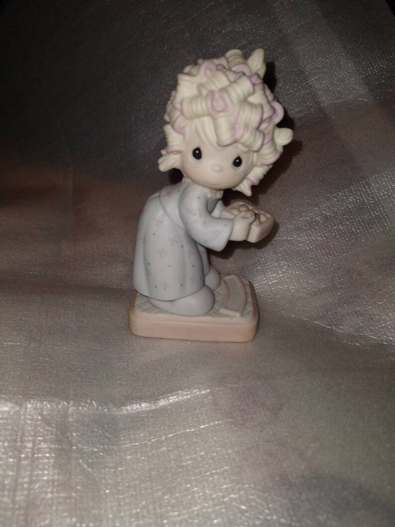 1986 Samuel Butcher The Spirit Is Willing But The Flesh Is Weak Enesco Figurine