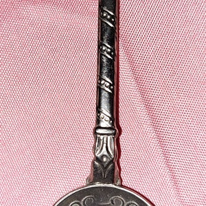 Enameled Natl Shrine Of Immaculate Conception Souvenir Spoon- Germany