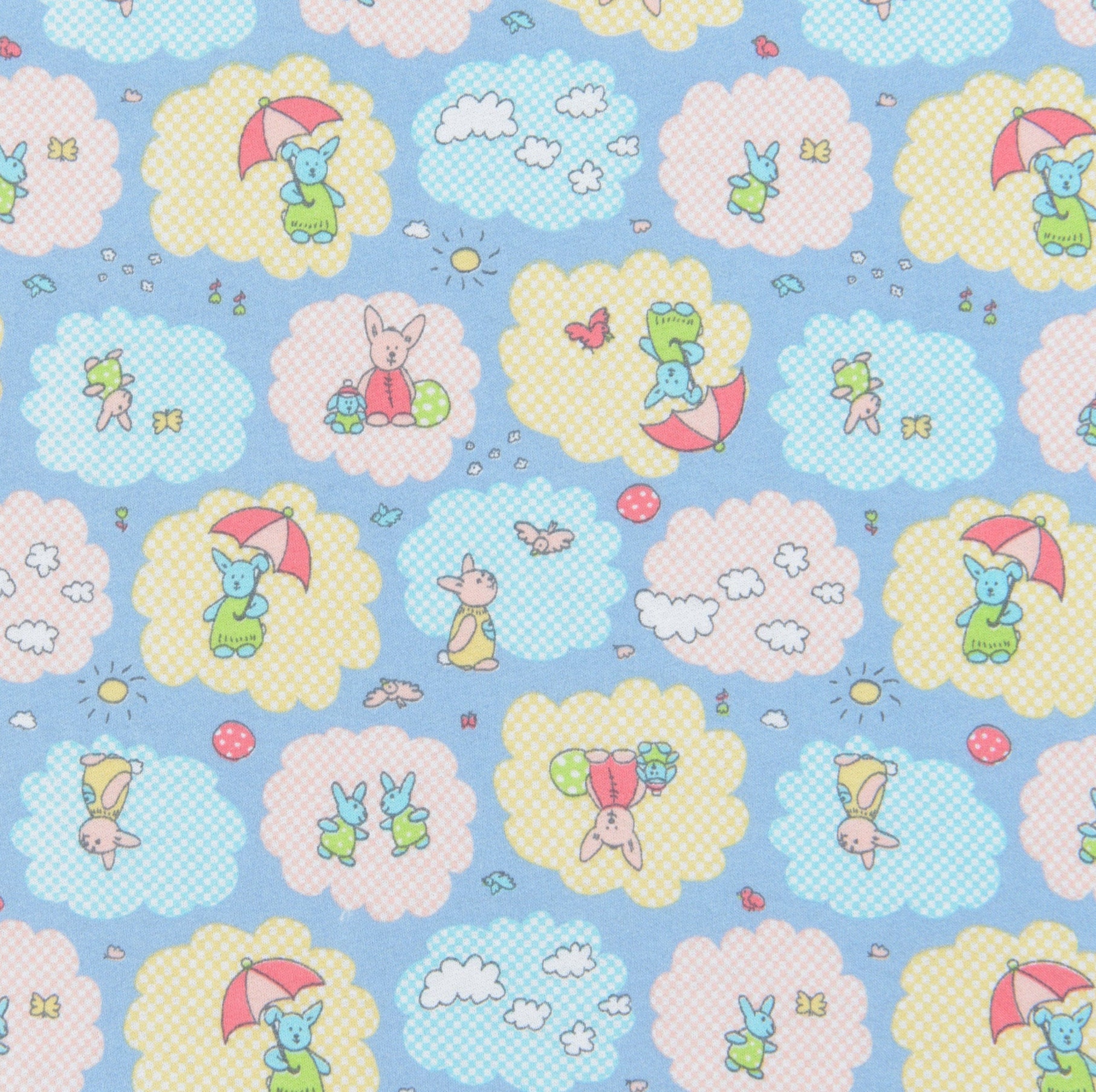 Kids Print Knitted Cotton Organic Blanket Fabric Kids Etsy