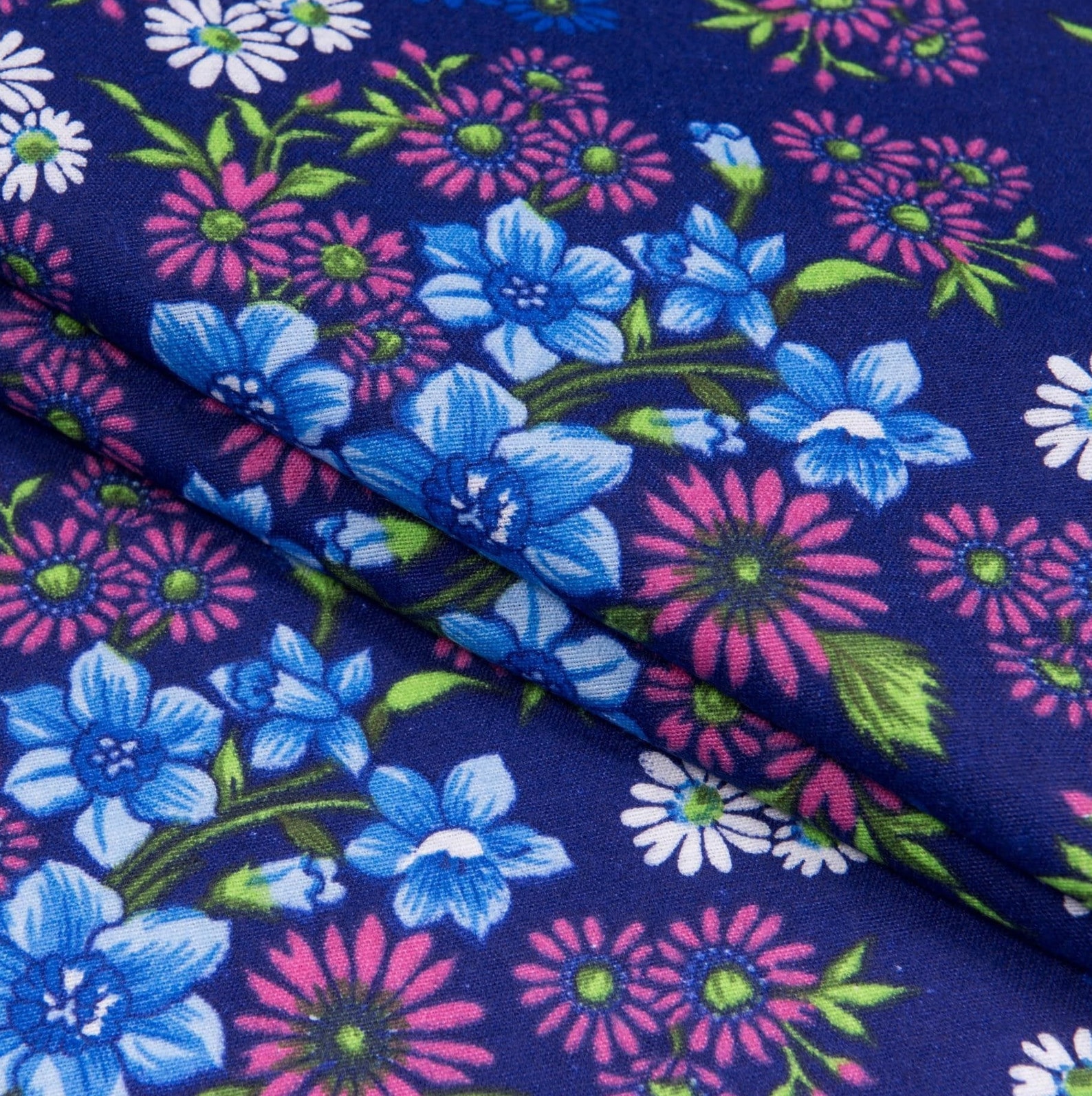 Flower Flannel Fabric for Clothing Quilting Patchwork Etsy