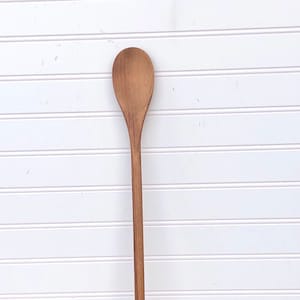 Long Wood Spoon - Charred Wood -Long Wooden Spoon - Kitchen Utensils - Housewarming Gifts - Cooking Utensils - Gifts for Cooks