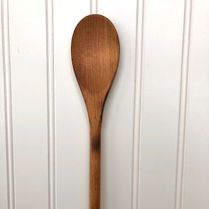 Classic Wood Spoon - Charred Wood - Wooden Spoon - Kitchen Utensils - Housewarming Gifts - Cooking Utensils - Gifts for Cooks