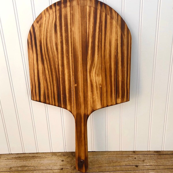 Pizza Peel- Burned Wood - Pizza Paddle - Charred Wood - Cooking Utensils - Baking - Housewarming Gift - Gift for Cooks - Gift for Bakers