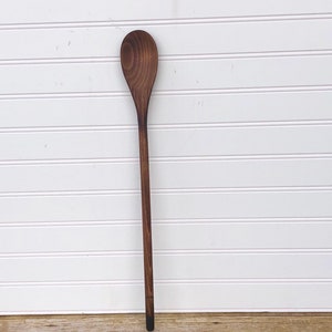 Charred Wood Long Spoon - Wooden Spoon - Hardwood - Kitchen Utensils - Cooking Utensils - Housewarming Gift - Gifts for Cooks image 5