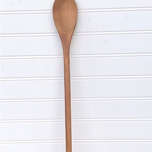 Charred Wood Long Spoon - Wooden Spoon - Hardwood - Kitchen Utensils - Cooking Utensils - Housewarming Gift - Gifts for Cooks Heritage
