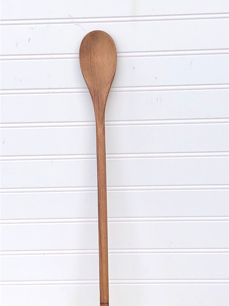 Charred Wood Long Spoon - Wooden Spoon - Hardwood - Kitchen Utensils - Cooking Utensils - Housewarming Gift - Gifts for Cooks Heritage