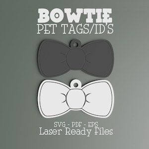 Pet dog tag laser file, Pet name id tag, Dog tag svg