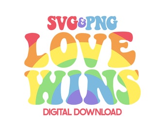 Love Wins Svg Etsy