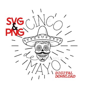 Cinco de Mayo SVG PNG, Fiesta SVG, Fifth of May svg