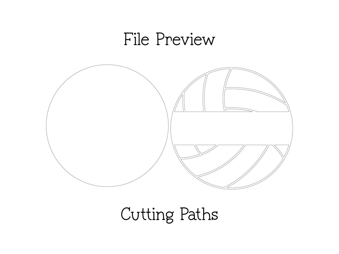 Volleyball Name Sign Svg, Volleyball Laser File, Volleyball Decor Etsy