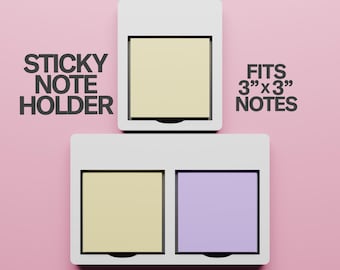 Sticky Note holders svg, Sticky Note Holder laser file