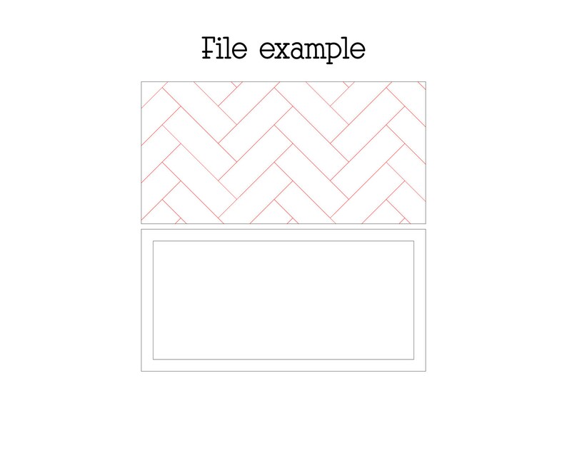 Herringbone Frame Laser File Farmhouse Frame Svg Etsy