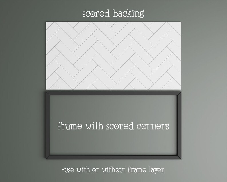 Large Herringbone Frame Svg, Herringbone Backer Laser File, Farmhouse