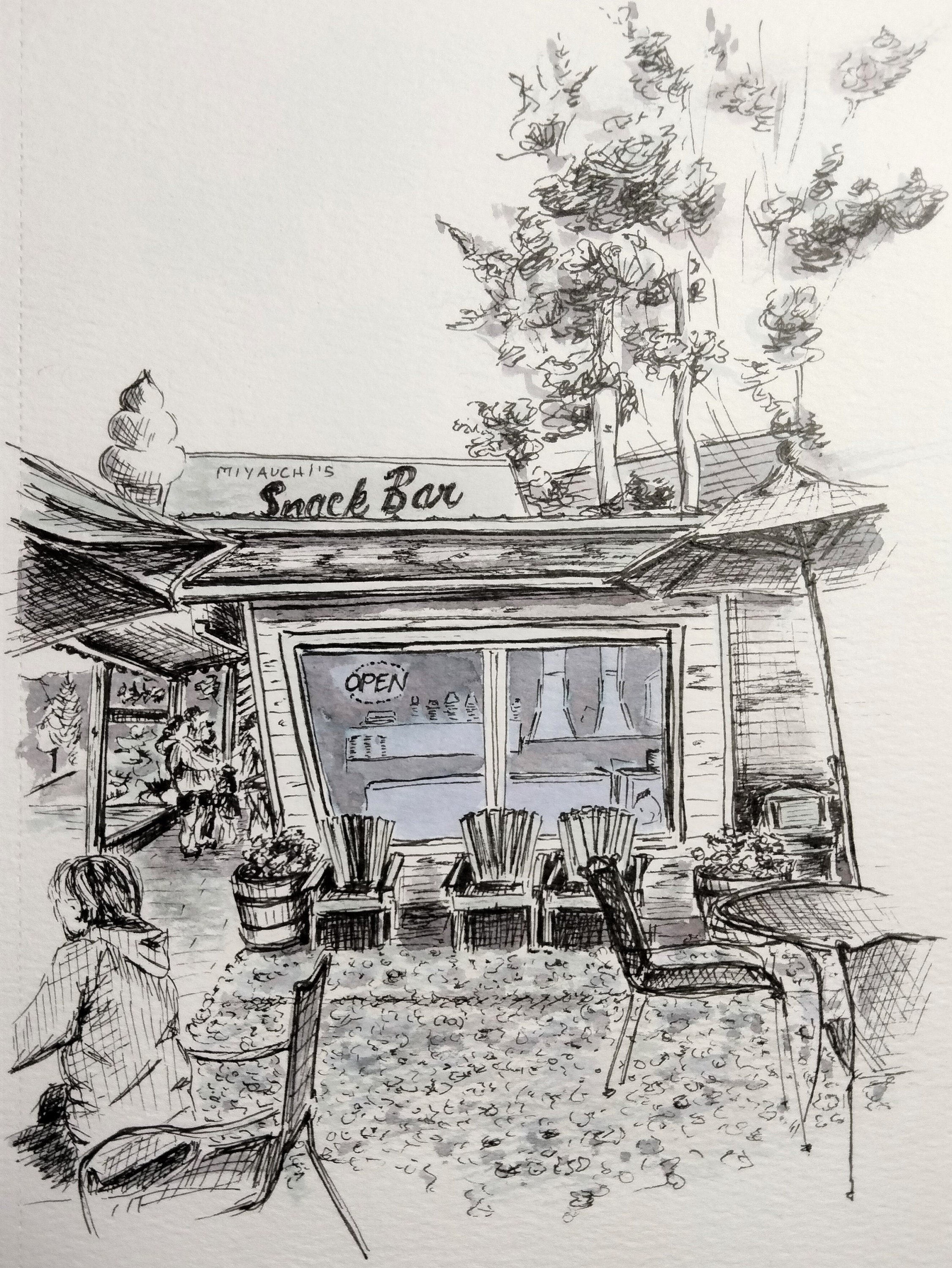 Custom HAND DRAWN Ink Building Portrait/house Portrait, House Warming ...