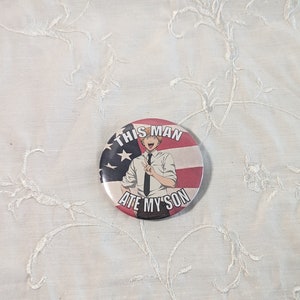 This Man Ate my Son Denji AMERICA FREEDOM Pin