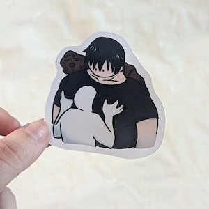 Toji Moobs funny die-cut sticker