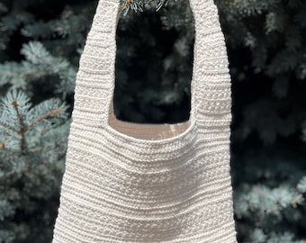 Lucia Tote, Crochet Bag *DIGITAL Pattern instant download* Crochet tote bag, handmade gift idea, gift for mom, gift for sister, gift for her
