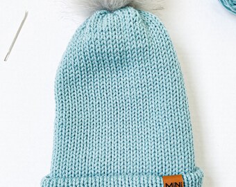 Beanie - anything but basic beanie - knit beanie