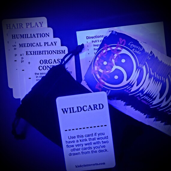 Layered Kinks BDSM Playing Cards