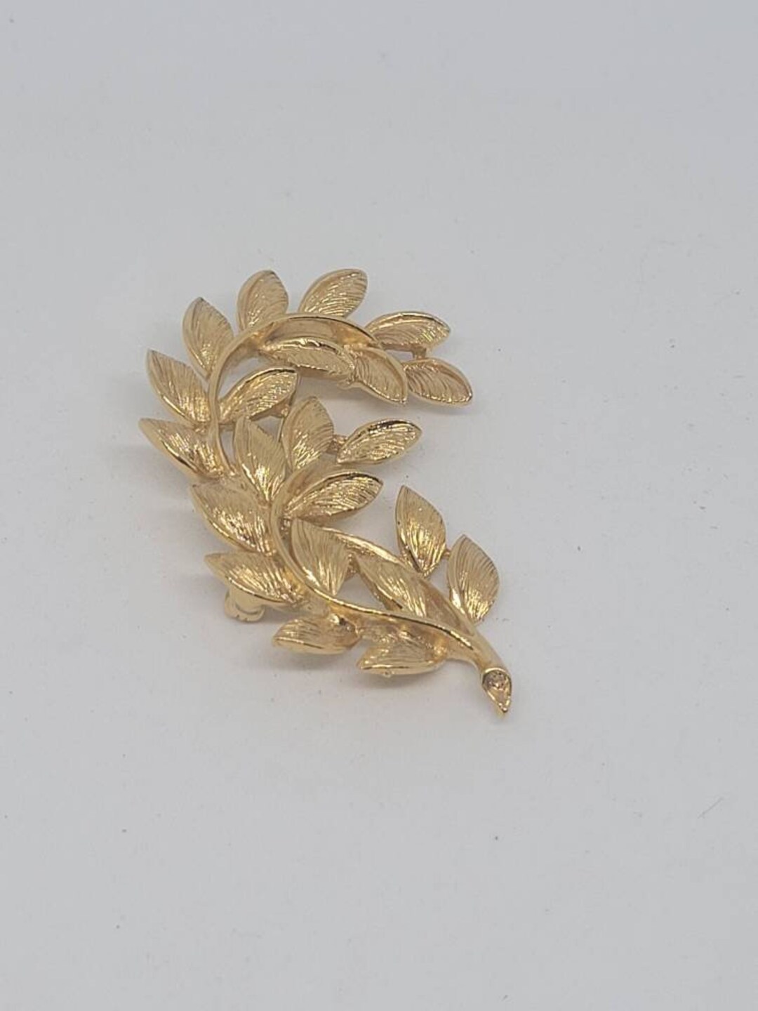 Vintage Brooch Pin Leaves Vine Antique Brooch Pin Brooches Etsy