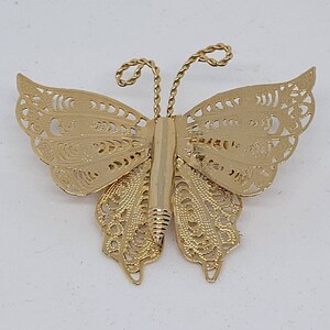 Vintage brooch, brooch, brooches, pins, butterfly brooch, gold butterfly brooch, jewelry, gift ideas, vintage pin,  vintage jewelry, pin