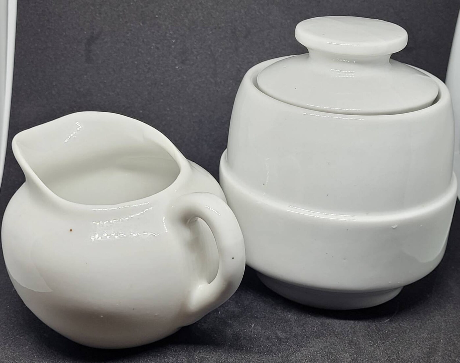 Vintage Cream Sugar Set Sugar Bowl Creamer Kitchen Dining Etsy