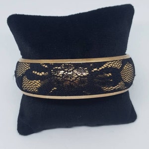 Vintage, 90s fashion, bangle bracelets, bracelet, vintage bangle braclets, lacy bangles, bracelets, bracelet black lace, gold tone lace brac