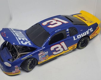 Vintage 1997 Mike Skinner #31 Lowes Chevy Monte Carlo NASCAR bank, vintage racing, collectibles, car bank, Nascar, Monte Carlo, Mike skinner