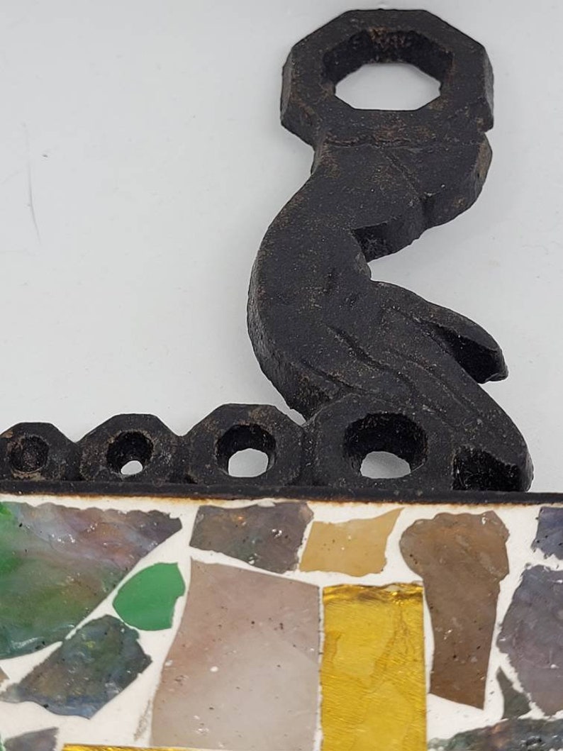 Trivet, Vintage, Vintage Trivets, Glass, Stainglass, Kitchen