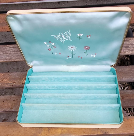 Vintage Farrington Texol Jewelry Case travel box,… - image 4