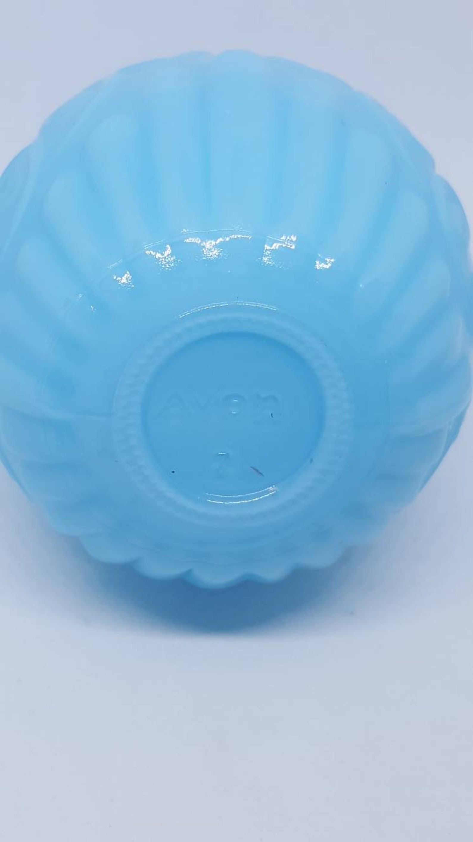 Vintage Vintage Avon Avonperfume Bottle Egg Shell Blue Etsy