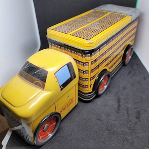Vintage Coca-Cola metal tin truck