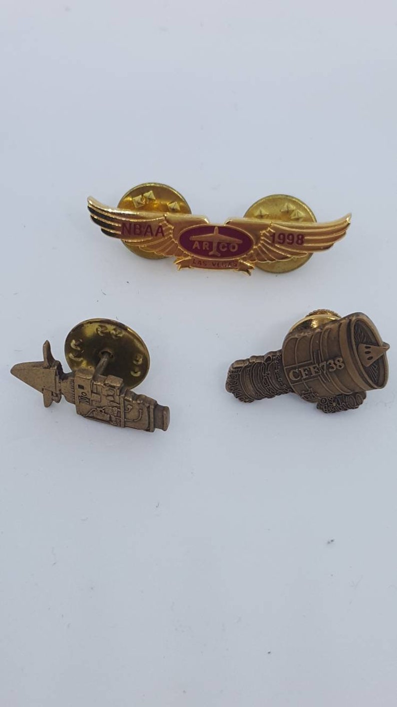 Vintage Flight Pins, Lapel Pins, Planes, Flight Training, NBAA, Hat ...