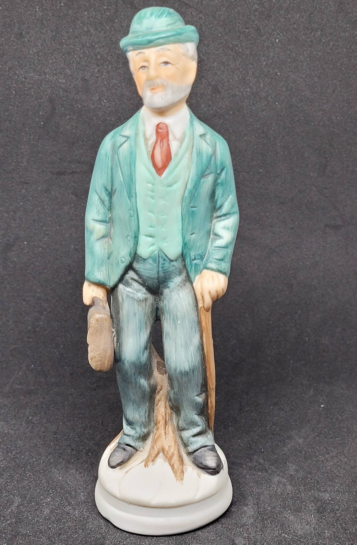 Vintage Knick Knack, Elderly Gentleman Figurine, Dr Figurine