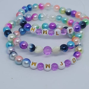 Handmade bracelet, handcrafted bracelet, bracelet, bracelets, hwlf, wwjd, christian bracelet, handcrafted, faith inspired, bracelet stack