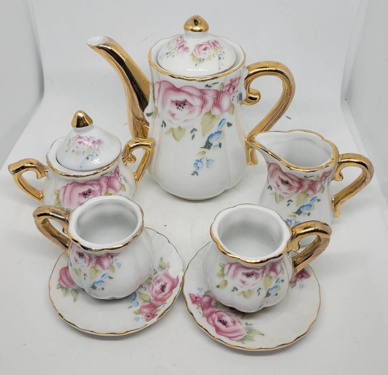 NIPPON Pc 10 Vtg i7 Core NSシリーズ NEC 取り置き 様 ROSE☆ TEA China Saucer Cup Carafe Coffee Rose Painted Hand Windowsノート本体