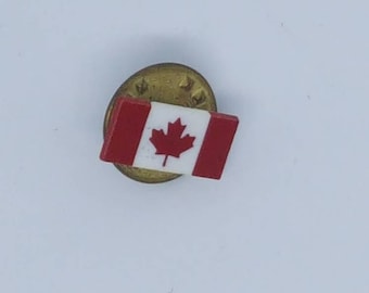 Canada Men's Tie Clip Tack Bar Vintage Canadian Flag