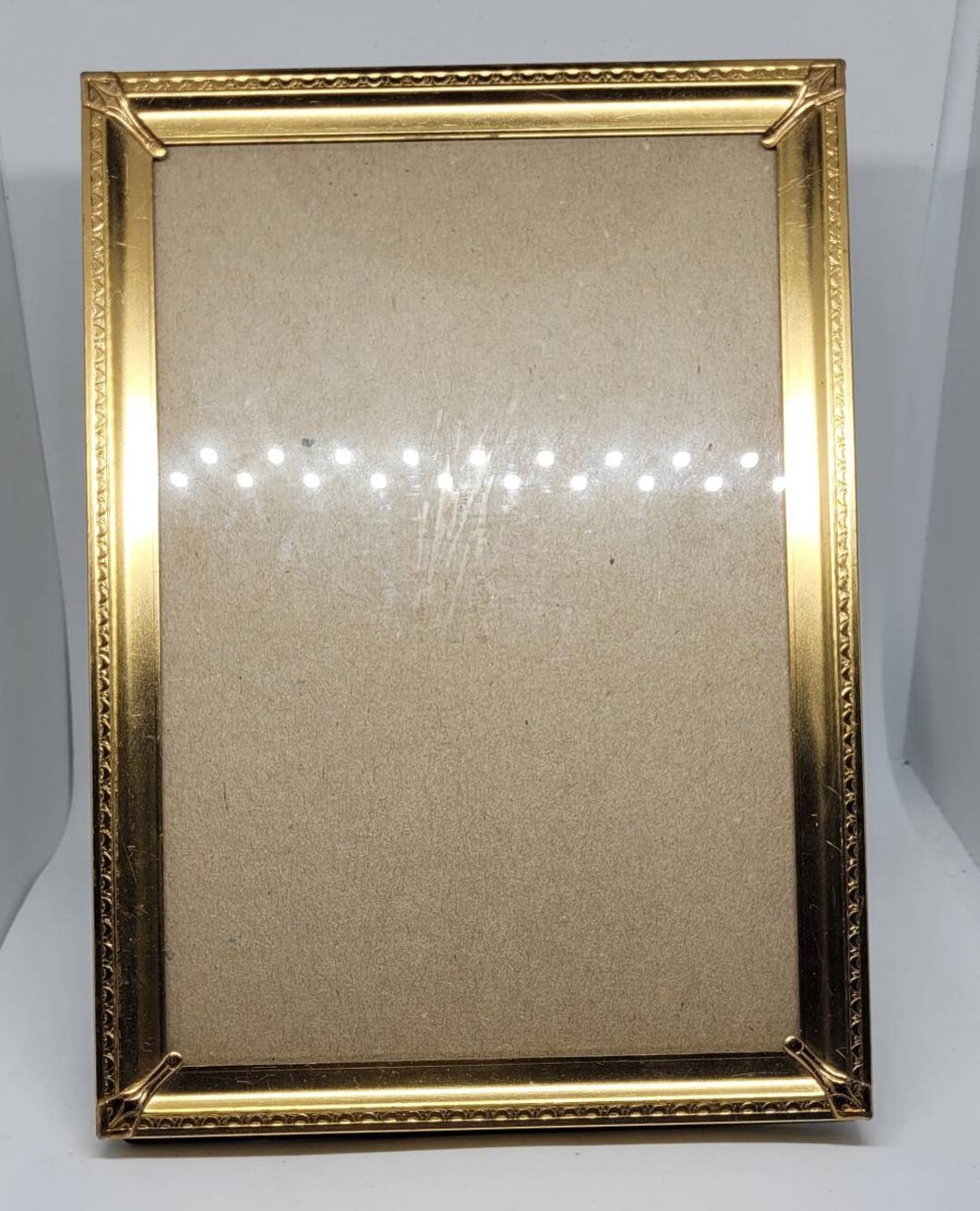 Vintage Gold Tone Metal Picture Frame, Photo Frames, 5x7 Frame, Frames ...