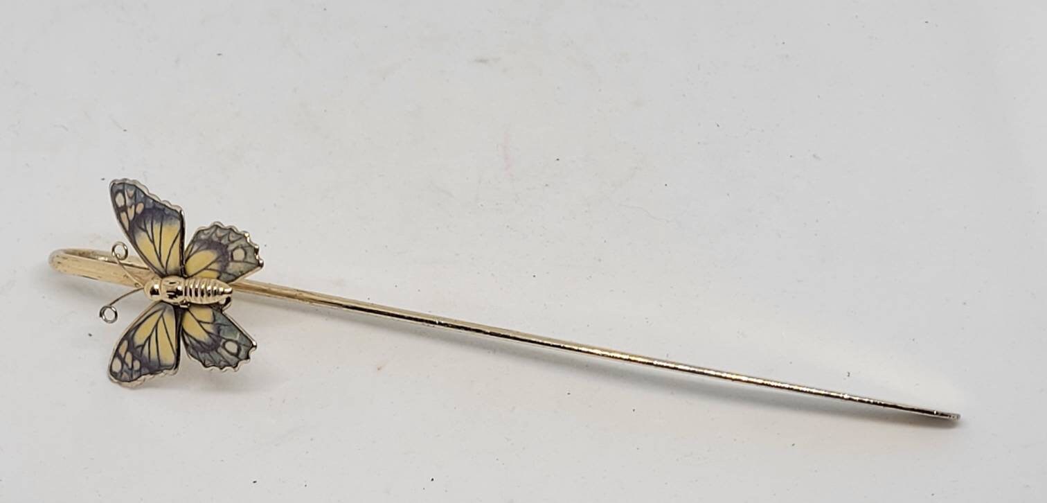 Vintage 1970's Butterfly Letter Opener, Office Supplies, Mail Letter