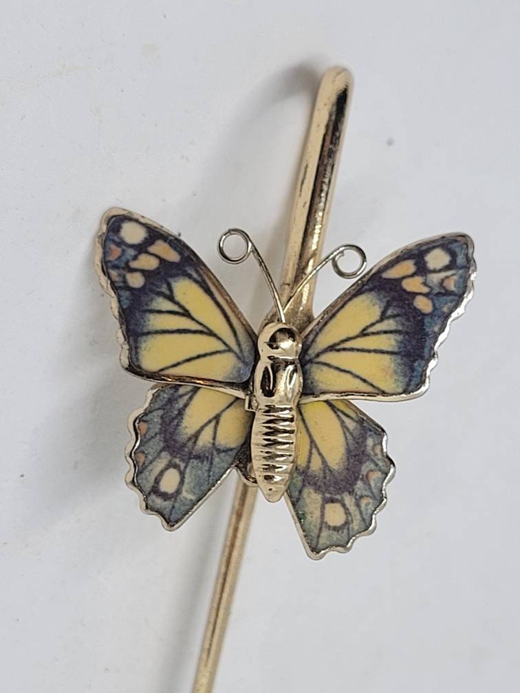 Vintage 1970's Butterfly Letter Opener, Office Supplies, Mail Letter