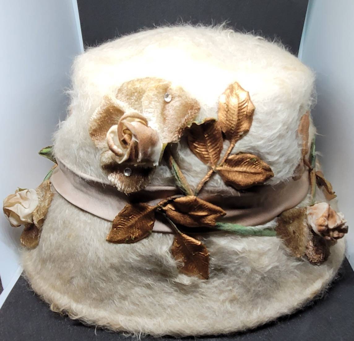 Vintage Original by Desi New York wool hat with feather flower desi Products for Sale up to 90% Off Retail: Poshmark main image 4