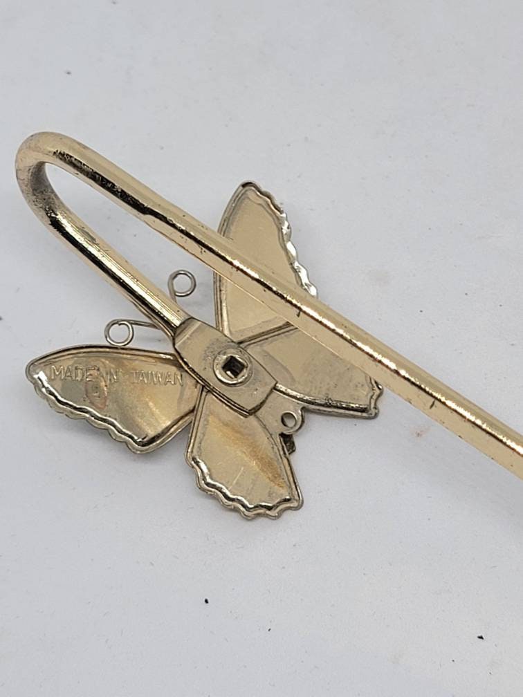 Vintage 1970's Butterfly Letter Opener, Office Supplies, Mail Letter