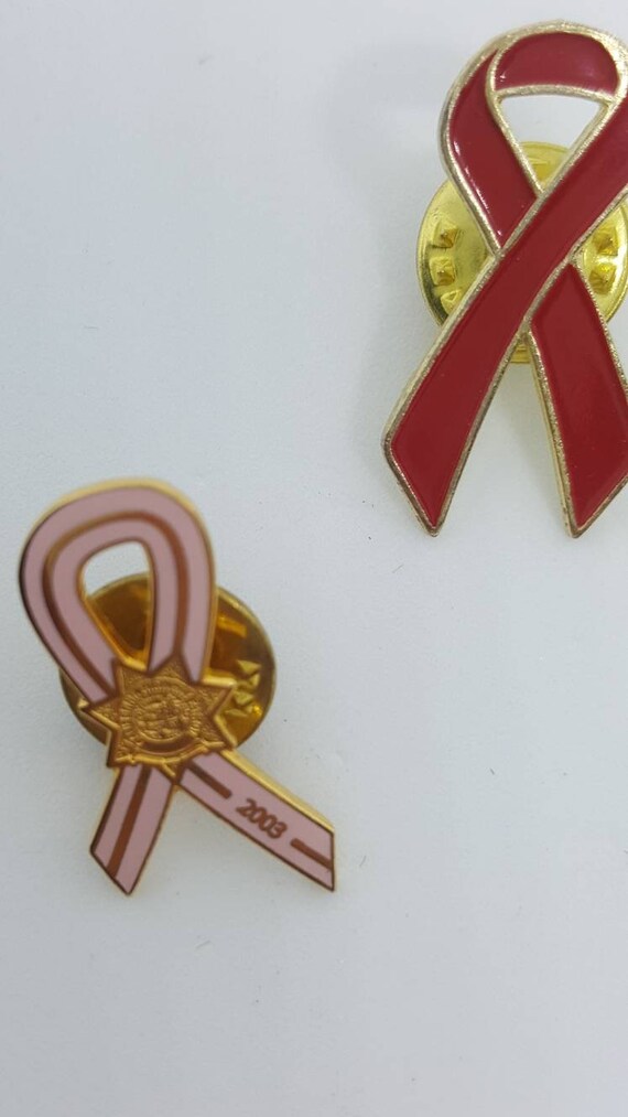 Retro pins, pin tacks, hat pins, lapel pins, cancer r… Gem
