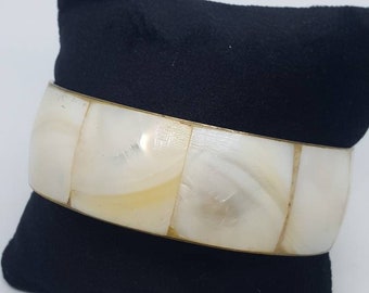 Vintage, vintage bracelet, Bracelets, bracelet, mother of pearl, mother of pearl bracelet, seashell jewelry, shell bracelet, bangle, bangles