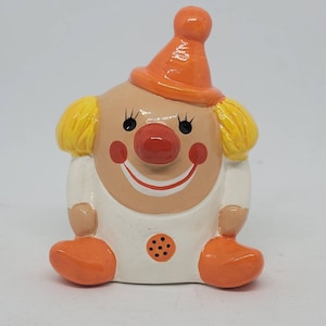 Vintage, pencil sharpener, mij, clown, enesco, clown pencil sharpener, vintage pencil sharpener, pencils, stationery, clowns, school supplie