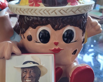 Vintage Famous Wally Amos Collectible Chip & Cookie Double Cookie