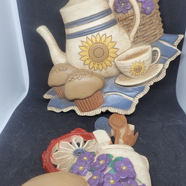 Vintage Home Interior Kitchen Wall Plaques - Etsy
