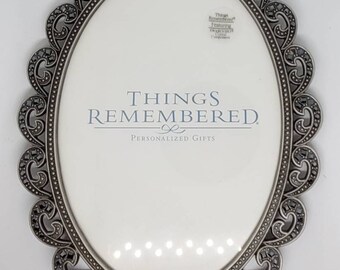 Vintage, metal frames, ornate picture frame, engravable, photo frames, swarovski picture frame, table top frames, 5x7 frame, gift idea, pics